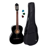 Violão Giannini Gs-15 Bk Acústico Estudo Aço +capa Reforçada