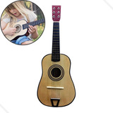 Violão Infantil De Madeira Acústico Cordas Aço Presente Top