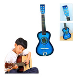Violão Infantil Em Madeira Acústico Com 6 Cordas