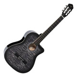 Violão Nylon Elétrico Acústico Cutway Cinza Vogga Vce228ncgy