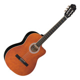 Violão Nylon Elétrico Clássico Cutway Laranja Vogga Vce310sh