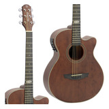 Violão Strinberg Aço Sa-200c Aço Elétrico Fosco Mini Jumbo Cor Sms