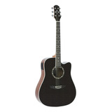 Violao Strinberg Cd40c Cromo Bk Preto Brilhante Folk Cd40