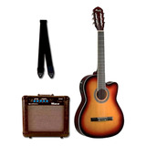 Violão Tagima Ac-60 Ac 60 Sb Com Amp + Correia