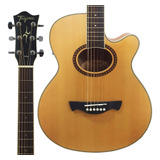 Violão Tagima Dallas Tuner Cordas Aço Natural Promoção!