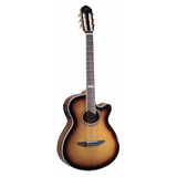 Violão Tagima Vegas Tuner Elétrico Cordas De Náilon Sunbrst