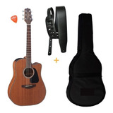 Violão Takamine Folk Gd11 Mce Elétrico Aço + Correia + Bag