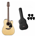 Violão Takamine Gd12 Folk Ce Ns Fosco Elétrico Aço + Brinde