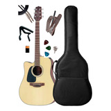 Violão Takamine Gd12 Lh Canhoto Folk Capa Luxo+acessórios