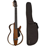 Violao Vazado Yamaha Silent Nylon Slg200n Natural Com Bag