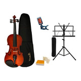 Violino 4/4 Vivace Mo44 Kit + Estante + Afinador Completo