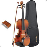 Violino Arco E Breu Completo Vivace Beethoven C/ Estojo Cor 3/4