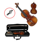 Violino Arco Profissional 4/4 Vk 441 Estojo Luxo Mandeira