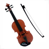 Violino De Plástico Com Arco 42cm Presente Musical Infantil
