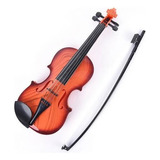 Violino De Plástico Infantil Com Arco Colors 42cm Presente