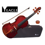 Violino Eagle 4/4 Ve441 + Case, Breu E Arco
