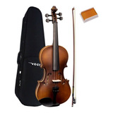 Violino Estudante Avanado 1 4 Com Arco Breu E Estojo