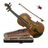 Violino Estudante Completo C/ Estojo Arco 1/2 Dominante 9648 Cor Madeira