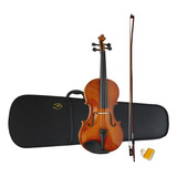 Violino Infantil Al 1410 1 16 Alan C Case Arco Breu Cavalete