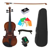 Violino Marinos 4/4 Mv44 Germany Espaleira Afinador Cordas