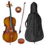 Violoncello Hofma Hce110 Completo C/ Breu+arco+bag