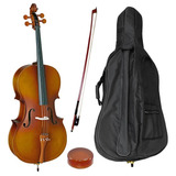 Violoncelo 4/4 Hofma Hce 110 Envelhecido Completo - Nf