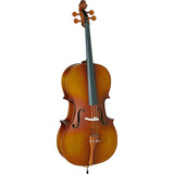 Violoncelo Hofma Hce110 Novo Completo Breu