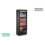 Visa Cooler Multiuso Preto 505l Porta Vidro Refrimate Vcm505