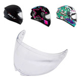 Viseira Capacete Helt Polar/aero Cristal 2.2mm Promoção!!