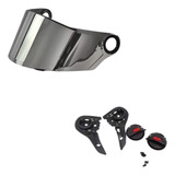 Viseira Capacete Ls2 Ff358 Cromada Mais  Kit Reparo