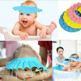 Viseira Chapéu Touca Banho Protetor Infantil Bebê Criança