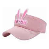 Viseira Coelho Rabbit Infantil Sol Praia Passeio Piscina