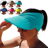 Viseira Proteção Solar Uv50+ Turbante Bandana Piscina Praia