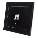 Visor De Água Inox Preto Designer Moderno