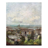 Vista Paris Perto Montmartre - Van Gogh - Tela Canvas