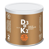 Vit D3 + K2 Fonte De Vitaminas D3 K2 Vit A & E - Vital Âtman Sabor Sem Sabor