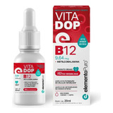 Vitadop B12 Vitamina B12 Liquida Elemento Puro Sabor Frutas Vermelhas