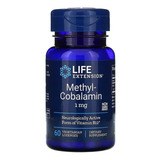 Vitamina B12 Methyl Cobalamin 1mg 60 Cápsula Life Extension