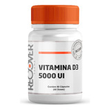Vitamina D3 5000 Ui - 60 Cápsulas (60 Doses) Sabor Natural