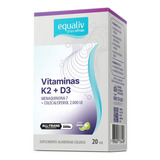 Vitamina K2 + D3 Vitaminas K 80mg + D 2000ui 20ml Limão