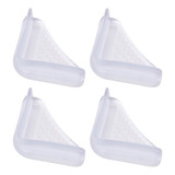 Vitrine Cantoneira De Silicone 4un Cor Incolor Mesa Vidro Protetor De Quina Proteção Bebê