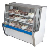 Vitrine Refrigerada Bolo Doces Laticínios Frios 1.00mt Rfg