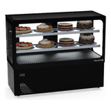 Vitrine Refrigerada Polofrio Gourmet 1,44cm Preta