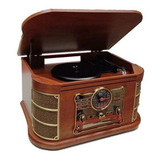 Vitrola Spazio Raveo K7 Usp Sd Aux In Bluetooth Vinil Cd Fm