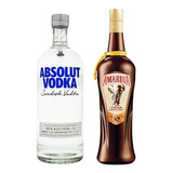 Vodka Absolut 1l + Amarula 750ml