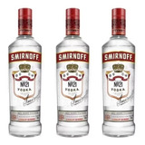 Vodka Destilada Smirnoff Garrafa 998ml - 3 Un
