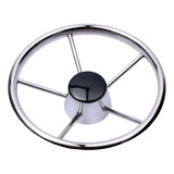 Volante 343mm Inox Náutico P/ Barcos Lancha Universal
