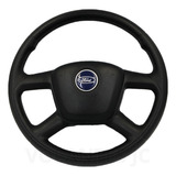 Volante 40cm Esportivo Logo Azul Caminhão Ford Cargo 815