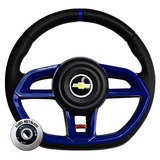 Volante Azul Golf Surf Esportivo Para O Chevett + Cubo