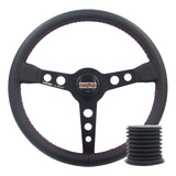 Volante Couro Preto Lotse Lemans Martini